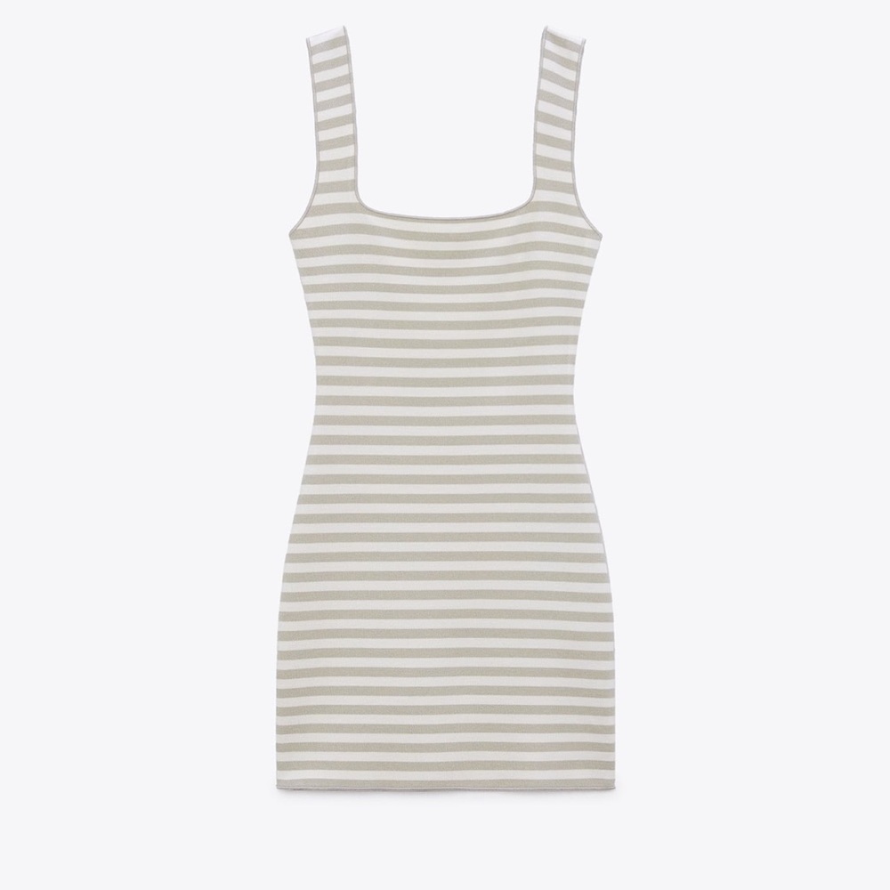 Stripped mini dress